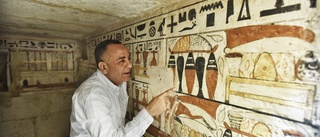 Gravfynd visades upp i Egypten