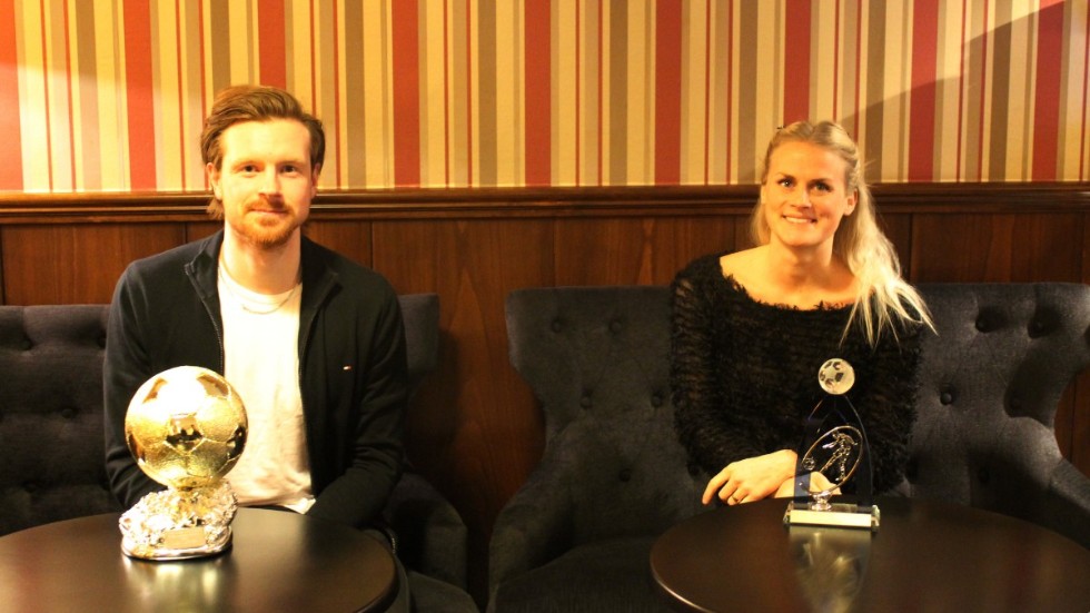 Albin Liffner tilldelas Guldbollen och Alicia Strand tilldelas Diamantbollen för sina insatser under 2020.