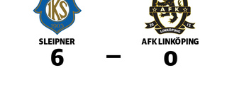 Bottennapp för AFK Linköping borta mot Sleipner