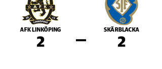 AFK Linköping tappade ledning till oavgjort mot Skärblacka