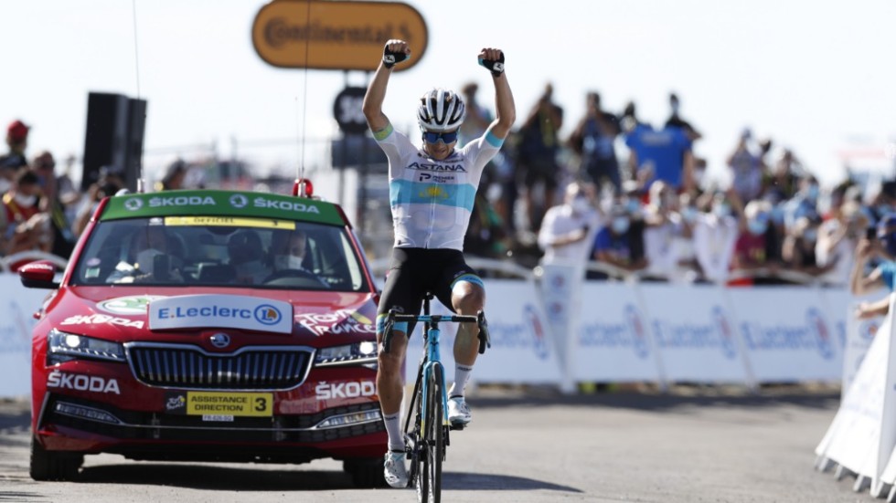Alexeij Lutsenko vann torsdagens etapp av Tour de France.
