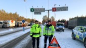 Nyköpingspoliser håller ställningen vid norska gränsen