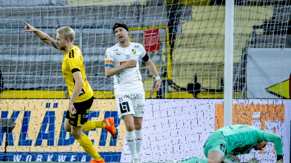 Johan Larsson blev målskytt för Elfsborg, med ett volleyskott i första halvleken. Till slut räddade dock Häcken 1–1.