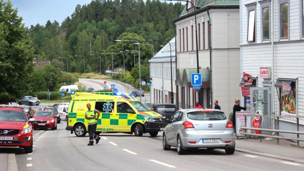 Knivattacken skedde på Storgatan i centrala Kisa 23 juli.