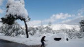 Grekland på stapplande ben efter snösmocka