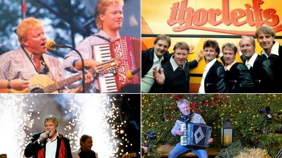 Bilder från då till nu på Thorleif Torstensson och Johan Bergerfalk, som spelade elva år tillsammans i dansbandet Thorleifs.