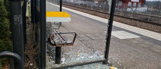 Vittne såg ungdomar slå sönder tågkur vid stationen: "Oerhört beklagligt"