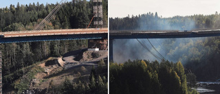 Se förödelsen efter broraset: ”Rusade iväg okontrollerat 130 meter framåt”