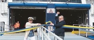 Gotlandsbåten anlände till Västervik