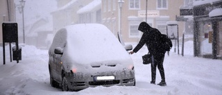 SMHI varnar för snöfall – "kan bli stökigt"