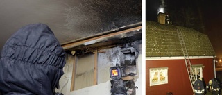 Brandmannen släckte – sitt eget hus
