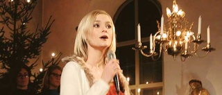 Sofia Källgren sjöng in julen