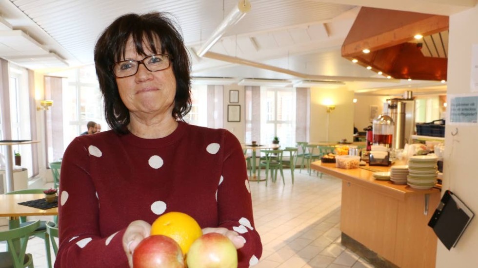 Annika Österberg vill gärna lyfta fram det vegetariska alternativet.