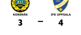 Seger för IFK Uppsala mot Korsnäs