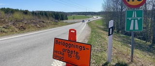 Större arbete på motorvägen sinkar trafiken – ny beläggning på gång ✓E4 står på tur