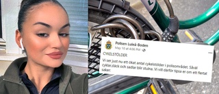 Det våras för tjuvarna: Vida, 17, har blivit av med cykeln – två gånger • Nu varnar polisen för våg av stölder i Luleå och Boden 