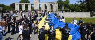 Kiev fördömer stoppad Ukrainaflagga i Berlin