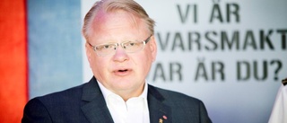 Försvarsministern kommer till Gotland
