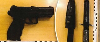 24-åring tryckte pistolen mot mannens hals – åtalas