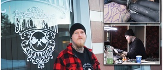 Restaurangen förvandlad till tatueringsstudio: "Jag är black and grey, realism, surrealism"