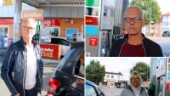 TV: Vimmerbyborna reagerar på höga bränslepriser • "Ska de tvinga oss att köpa elbil allihop?" • "Det är billigare än i Grekland"