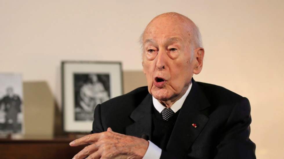 Frankrikes tidigare president Valery Giscard d'Estaing avled i december 2020. Arkivbild.