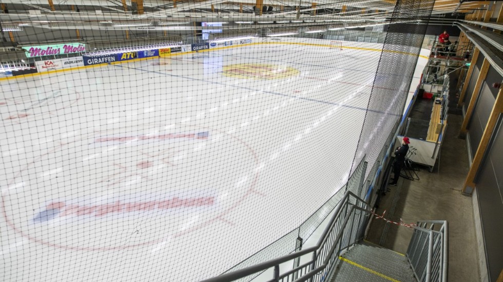 Kalmar Sportcenter inför en match i vintras. Föreningen är mitt uppe i bygget av en ny arena.