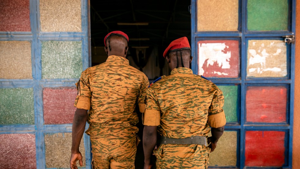 Regeringssoldater i Burkina Faso. Bilden har ingen koppling till artikeln.