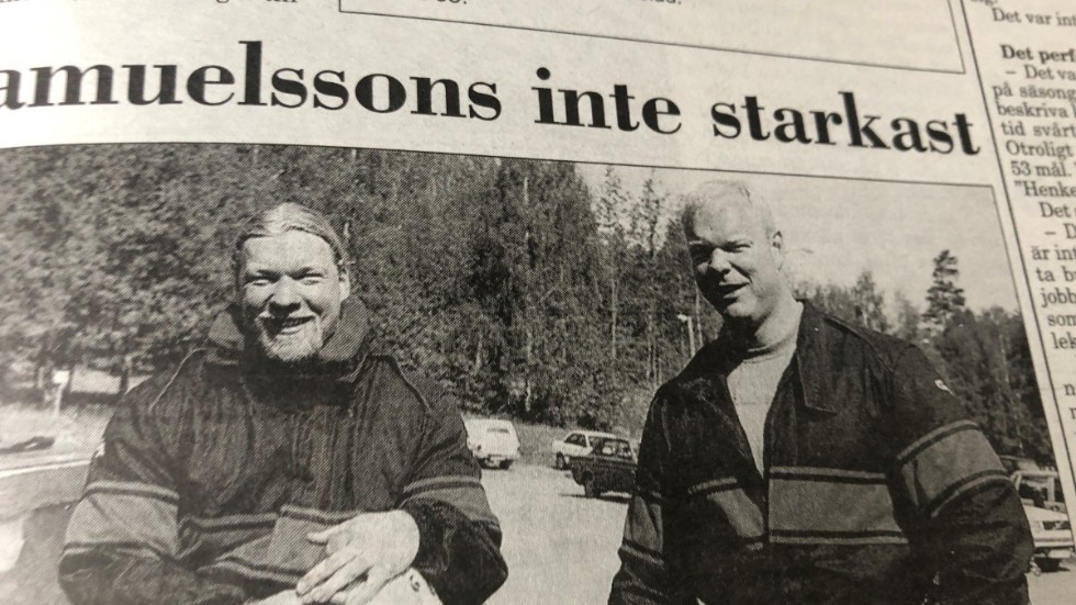 2001. Bröderna Samuelsson sägs vara världens starkaste brödrapar. Men i folkrace hängde de inte med. 