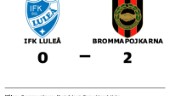 IFK Luleå föll mot Brommapojkarna på hemmaplan
