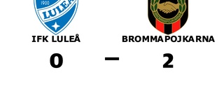 IFK Luleå föll mot Brommapojkarna på hemmaplan