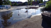 Översvämmad brunn i Oxelösund: "Det var en simbassäng" 