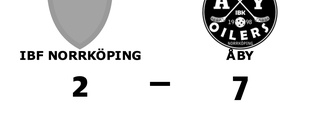 Åby hade målfest borta mot IBF Norrköping