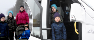 Familjens nya vardag efter skolnedläggningen • Barnen bussas till Råneå • "Går inte i längden"