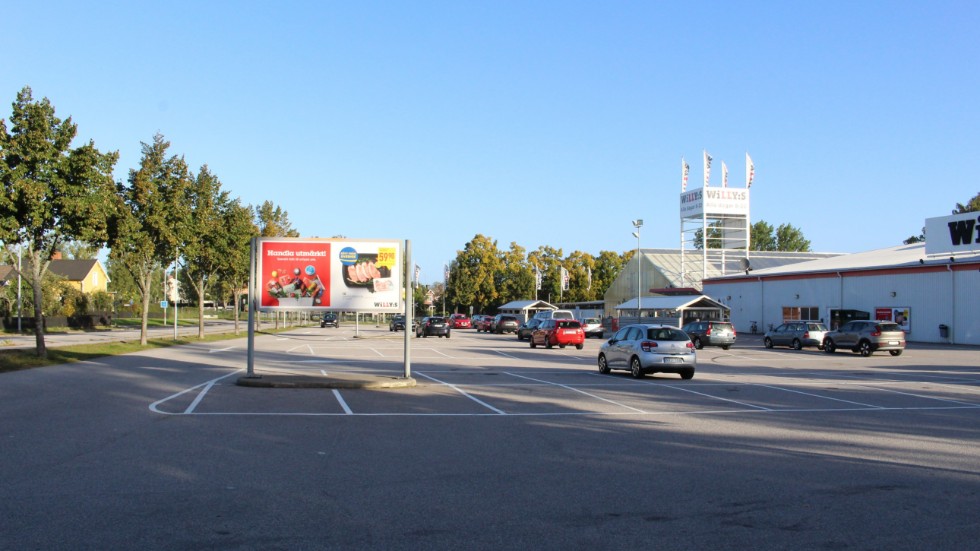 Bråket skedde vid Willys i Västervik.