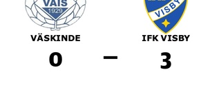 IFK Visby segrare efter walk over från Väskinde