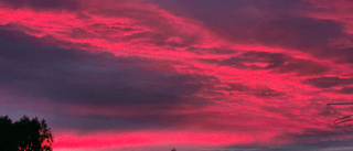 Läsarbilden: Mäktig solnedgång över Öjebyn