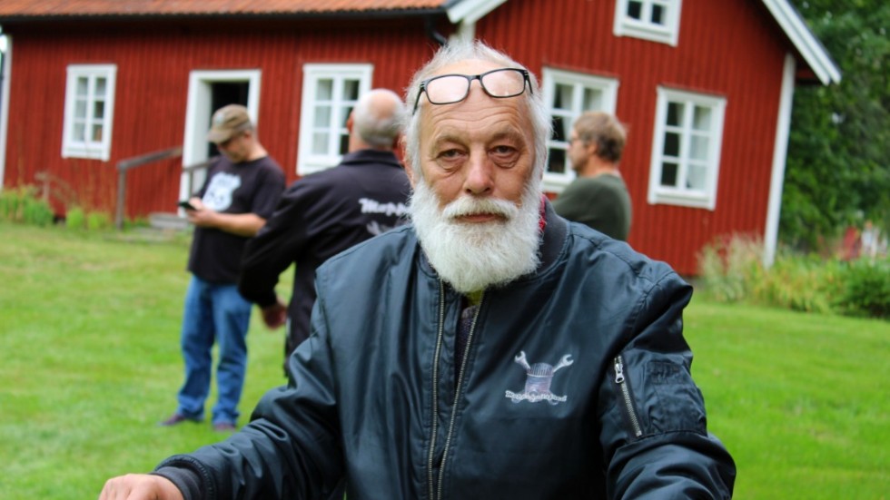 Torbjörn Svahn, ordförande i Hultsfreds hembygdsförening, tyckte att det var roligt att så många kom till rallyt trots att man inte gjort så mycket marknadsföreing för det.