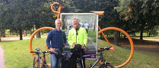 Cykelpendlaren Anders hyllades av kommunen