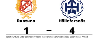 Tre mål av Mohamed Hamada när Hälleforsnäs vann