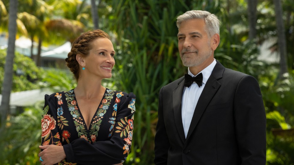 Julia Roberts och George Clooney i "Ticket to paradise".