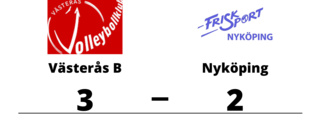 Nyköping föll mot Västerås B i avgörande set