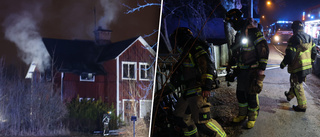 Hus brann i centrala Tierp – utreds som mordbrand