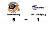 Borensberg vann hemma mot IBF Linköping