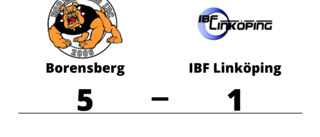 IBF Linköping föll mot Borensberg på bortaplan