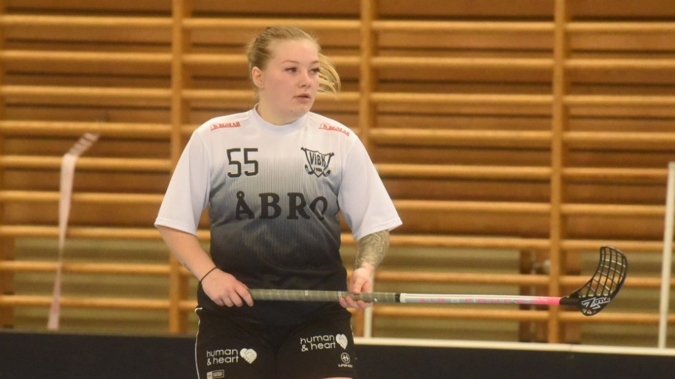 Amanda Anemyr gjorde en bra match för sitt Vimmerby IBK.