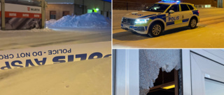 Stora avspärrningar efter inbrott i Skellefteå – trafiken leddes om