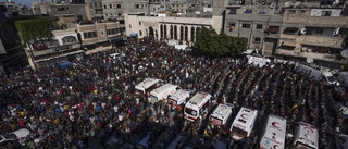 Firande familj omkom i storbrand i Gaza