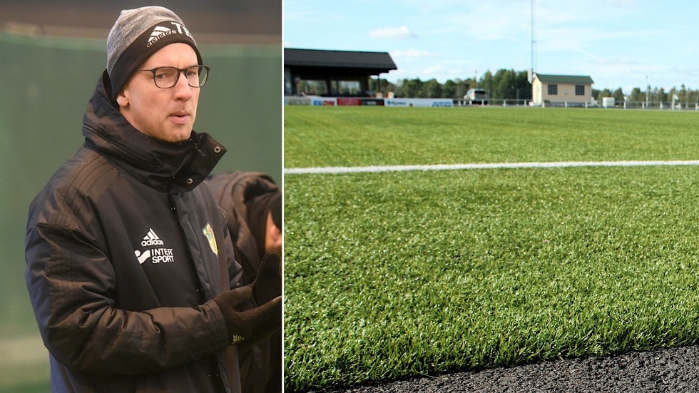 David Lindgren i Vimmerby IF är lättad och glad efter att avtalet för ett konstgräsbyte nu tagits i hamn av kommunen.