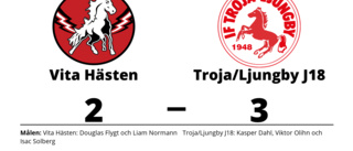 Troja/Ljungby J18 vann i förlängningen mot Vita Hästen
